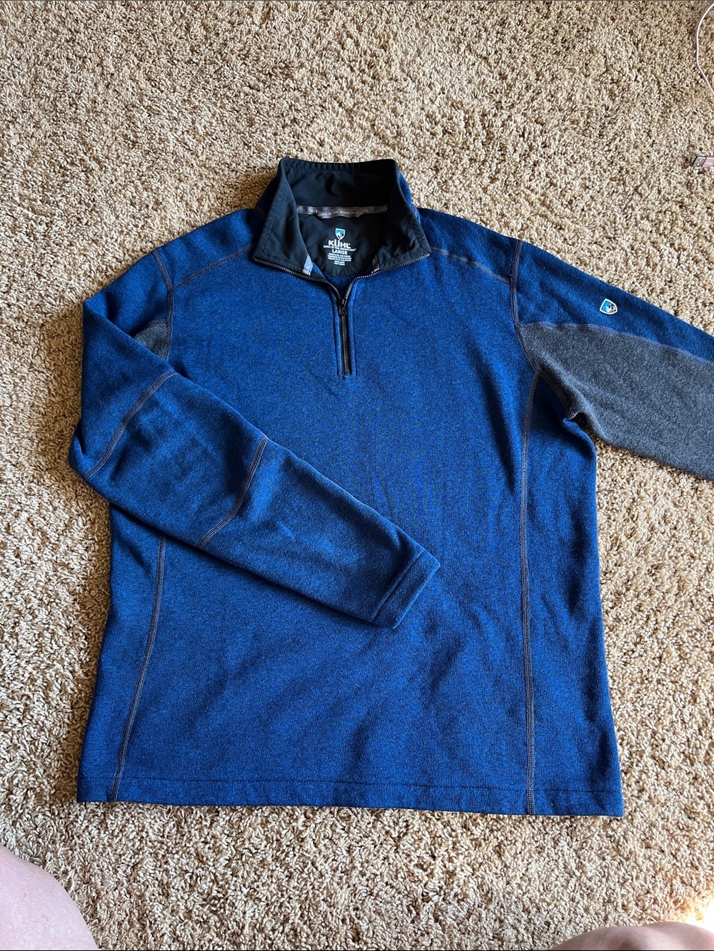Kuhl Born in the Mountains Quarter Zip, size large